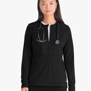 Grey's Anatomy, BARCO, Impact Scrub Jacket, Black, LARGE